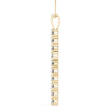 14K Yellow Gold Diamond Cross Pendant Jewelry