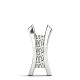 14K White Gold Lab Diamond Fashion Pendant