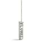Lab Diamond Heart Pendant in Fine Gold