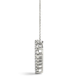 White Gold Lab Diamond Heart Pendant
