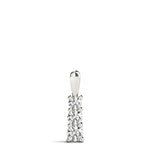3-Stone White Platinum Diamond Pendant