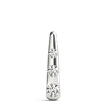 14K White Gold Lab Diamond 3-Stone Pendant