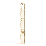 14K Yellow Gold Lab Diamond 3-Stone Pendant