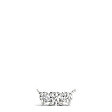 14K Gold Lab Diamond 3-Stone Pendant