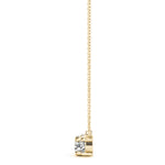 18K Yellow Gold Lab Diamond 3-Stone Pendant