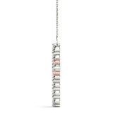 Rose Gold Diamond Cross Pendant | Religious Jewelry