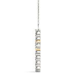 18K Yellow Gold Diamond Religious Cross Pendant