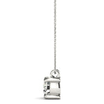 1 Carat Lab Diamond 18K White Gold Solitaire Pendant