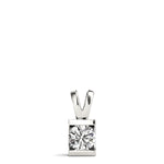 1 CT Lab Diamond 14K White Gold Pendant