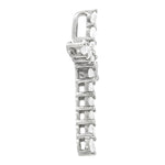 White Platinum Diamond Cross Pendant Religious Jewelry