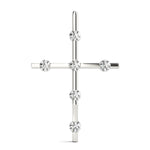 Lab Diamond Religious Cross Pendant