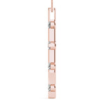 Rose Gold Diamond Cross Pendant | Religious Jewelry
