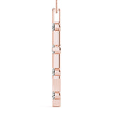Rose Gold Diamond Cross Pendant | Religious Jewelry