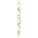 18K Yellow Gold Diamond Religious Cross Pendant