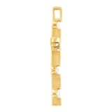 18K White Gold Diamond Religious Cross Pendant
