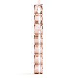 Rose Gold Diamond Cross Pendant | Religious Jewelry