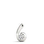 18K White Gold 0.5CT Lab Diamond Pendant