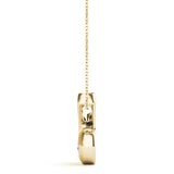 0.5CT Lab Diamond 18K Yellow Gold Pendant