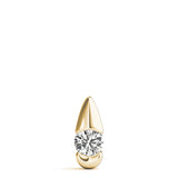 18K Yellow Gold 0.5CT Lab Diamond Solitaire Pendant