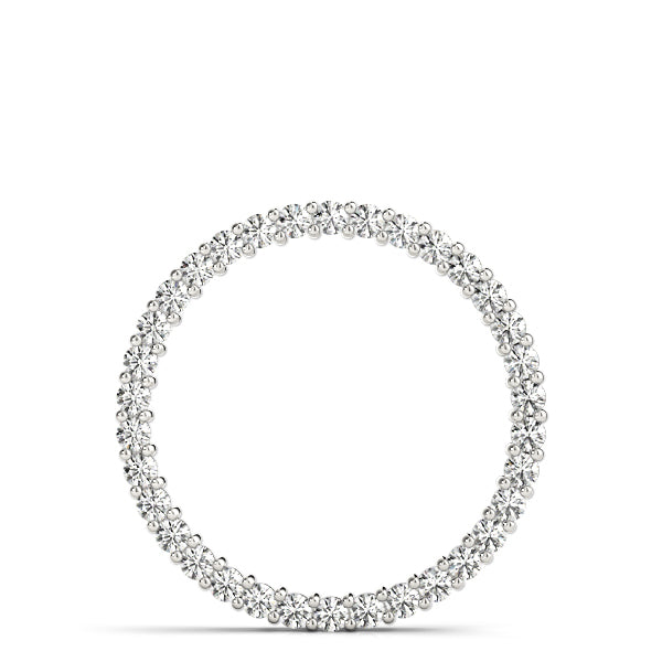 Multi-Diamond Circle Pendant in Gold