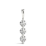 3-Stone Lab Diamond Pendant