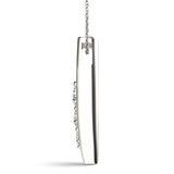 Platinum 3-Stone Lab Diamond Pendant