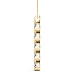 14K Yellow Gold 1 CTW Lab Diamond Pendant