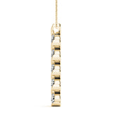 14K Yellow Gold 1 CTW Lab Diamond Pendant