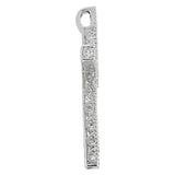 Platinum Diamond Religious Cross Pendant