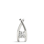 Platinum White 0.33ct Lab Diamond Pendant
