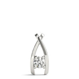 14K White Gold 0.33ct Lab Diamond Pendant