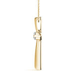 Diamond Religious Cross Pendant - 18K Yellow Gold