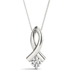0.35 CT Lab Diamond Solitaire Pendant