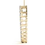 18K Yellow Gold Diamond Circle Pendant