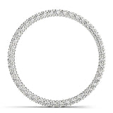 White Gold 36-Diamond Circle Pendant | Lab Grown