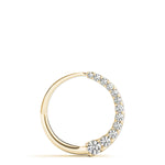 14K Yellow Gold Diamond Journey Pendant
