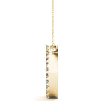 18K Yellow Gold Diamond Journey Pendant
