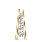 14K Yellow Gold Diamond Journey Pendant