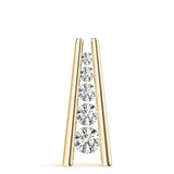 14K Yellow Gold Diamond Journey Pendant