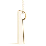 18K Yellow Gold Diamond Journey Pendant