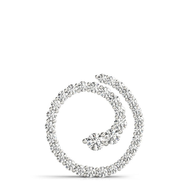 Platinum Diamond Journey Pendant