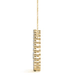 18K Yellow Gold Diamond Journey Pendant