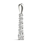 Lab Diamond Journey Pendant in 14K Gold
