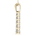 18K Yellow Gold Diamond Journey Pendant