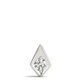 White Platinum 0.5CT Lab Diamond Solitaire Pendant