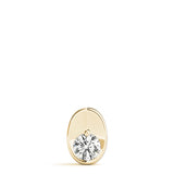 0.5CT Lab Diamond 14K Yellow Gold Pendant