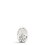 0.5CT Lab Diamond Platinum Solitaire Pendant