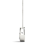 0.5CT Lab Diamond Platinum Solitaire Pendant