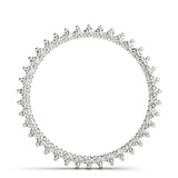 Lab Diamond Circle Pendant in Precious Metals
