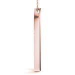 14K Rose Gold Diamond Circle Pendant